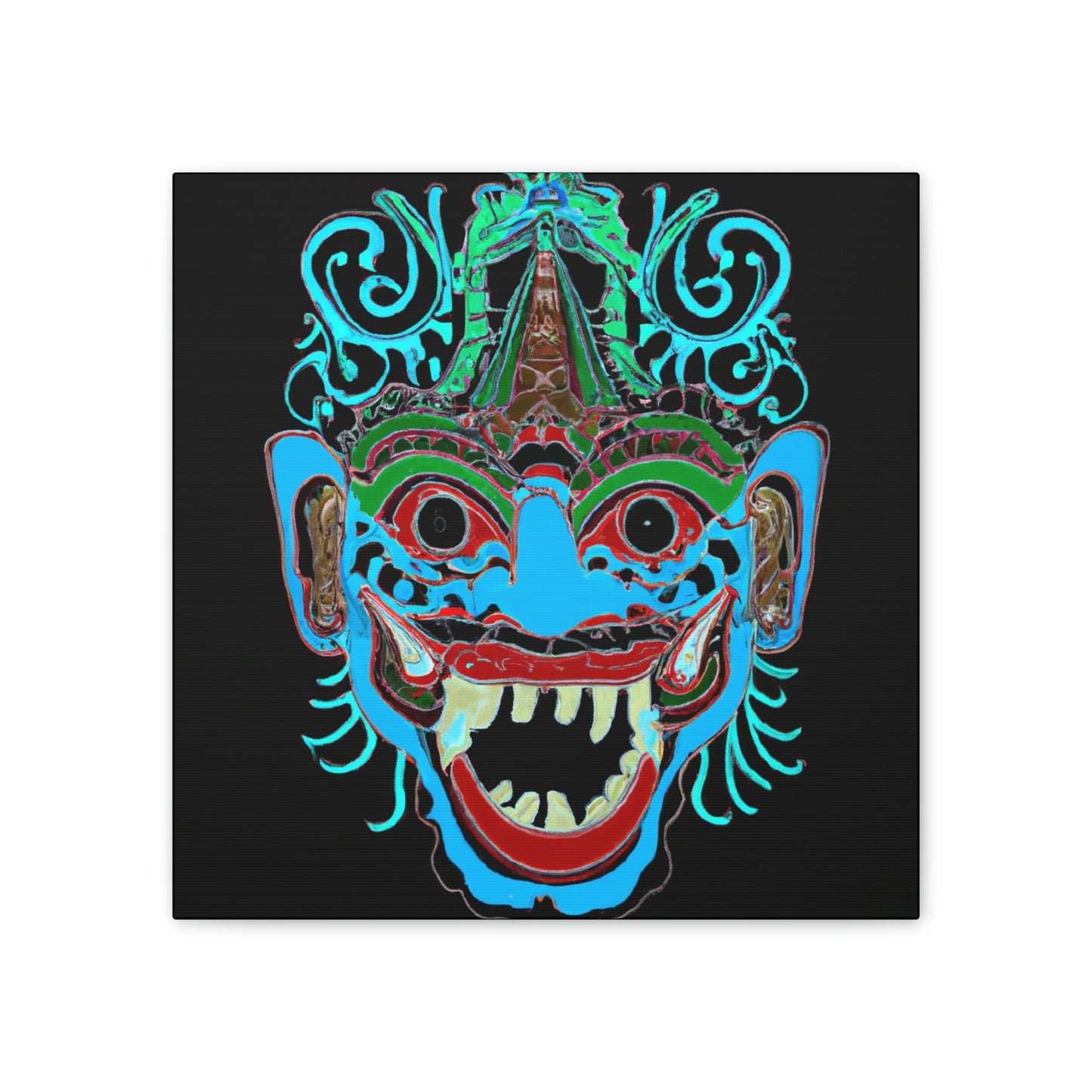 Troll Six Canvas Wall Art, Illustration Art Gothic Wall Decor, Spooky Decor Fantasy Wall Art, Horror Wall Art, Monster Wall Art