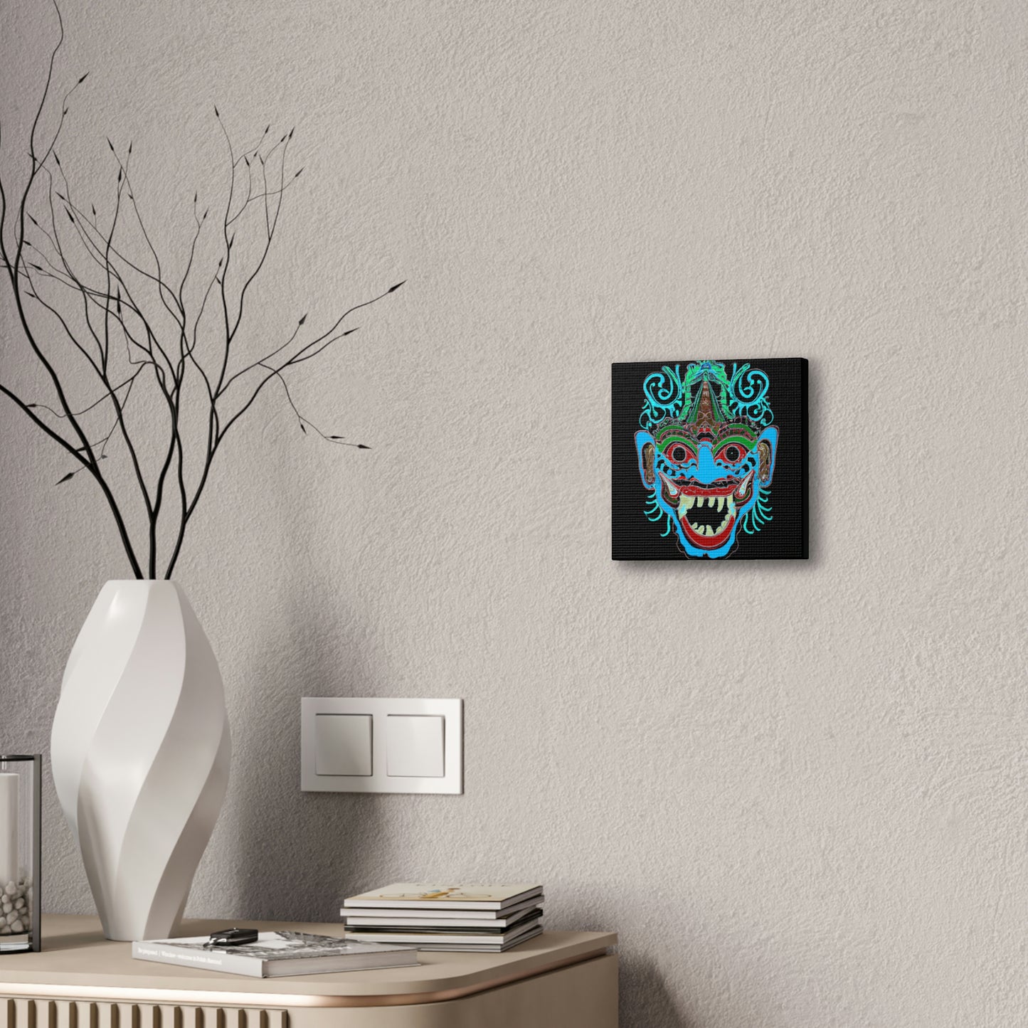 Troll Six Canvas Wall Art, Illustration Art Gothic Wall Decor, Spooky Decor Fantasy Wall Art, Horror Wall Art, Monster Wall Art