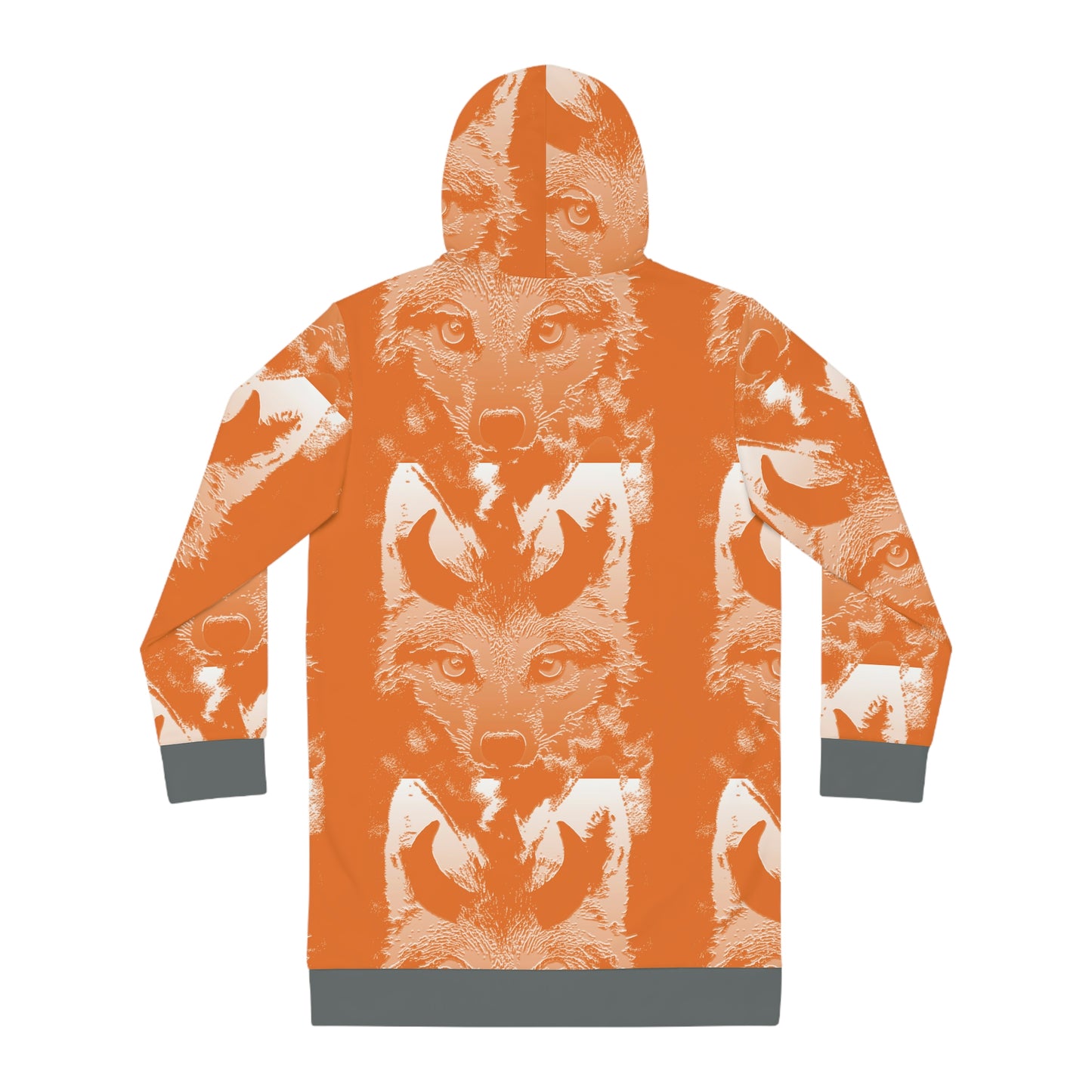 Horned Coyote Women's Hoodie Dress