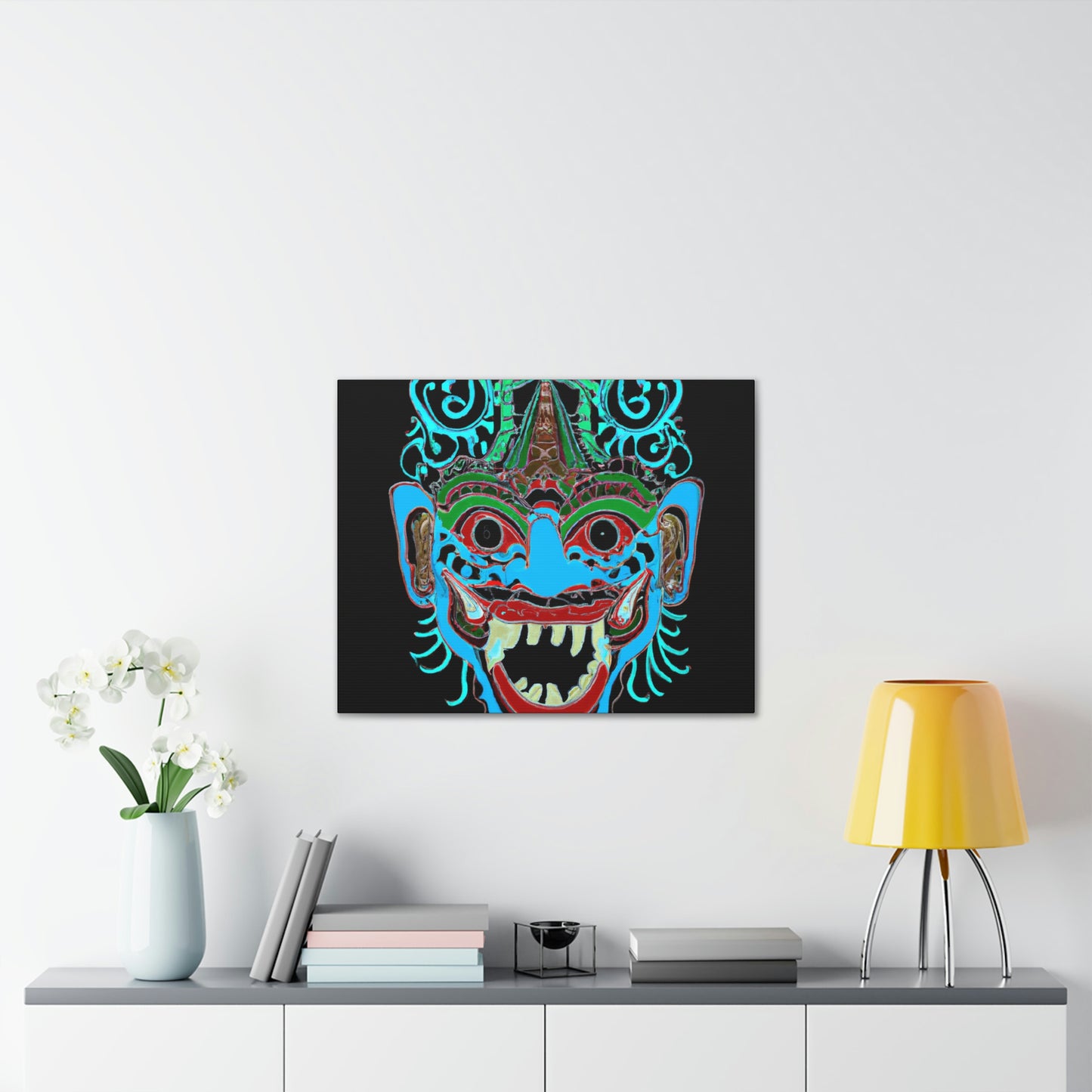 Troll Six Canvas Wall Art, Illustration Art Gothic Wall Decor, Spooky Decor Fantasy Wall Art, Horror Wall Art, Monster Wall Art