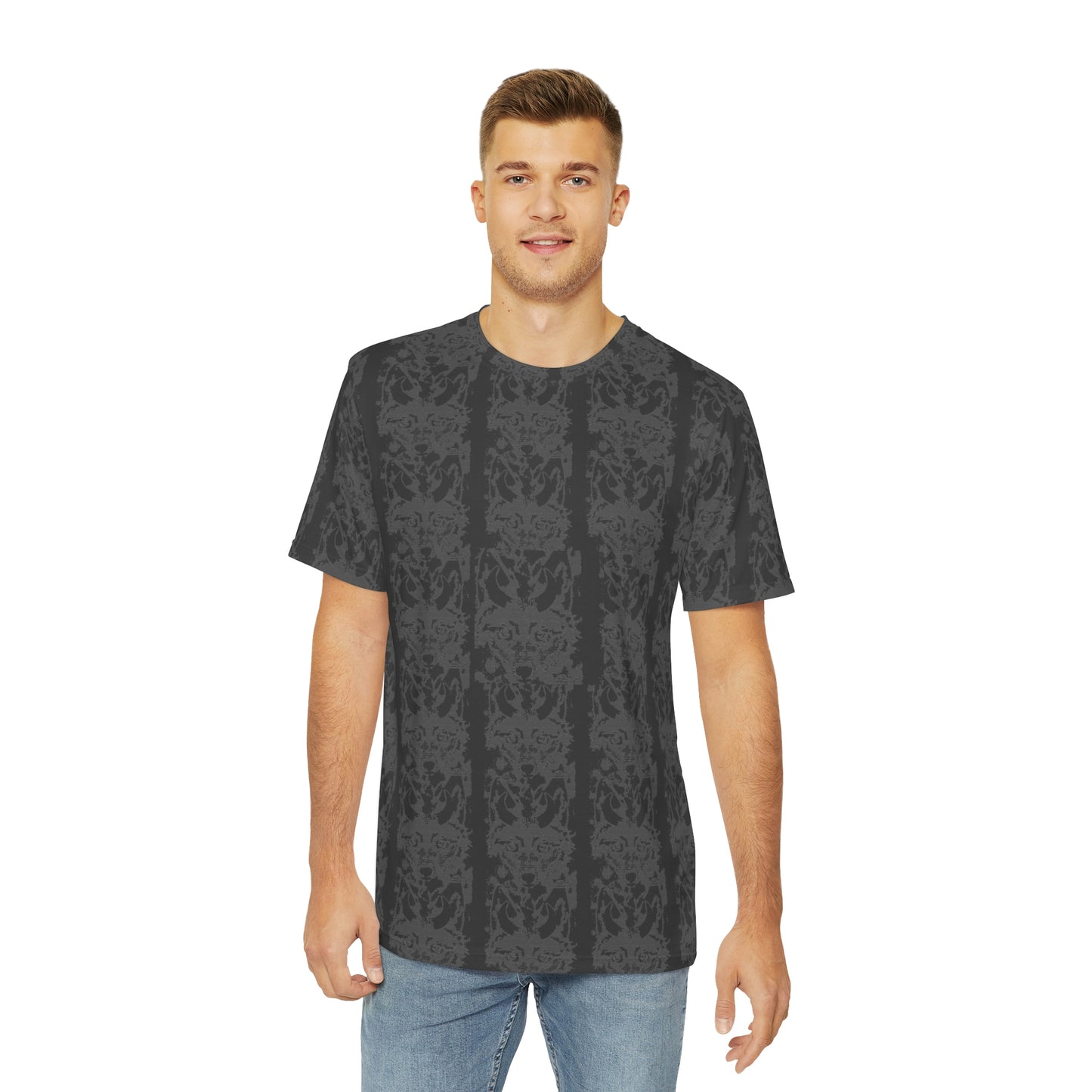 Horned Coyote Men's Polyester Tee
