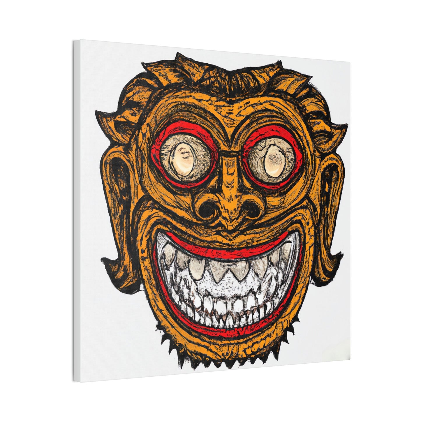 Troll Two Monster Wall Art, Gothic Decor Illustration Art, Fantasy Canvas Wall Art, Spooky Decor Gothic Wall Art