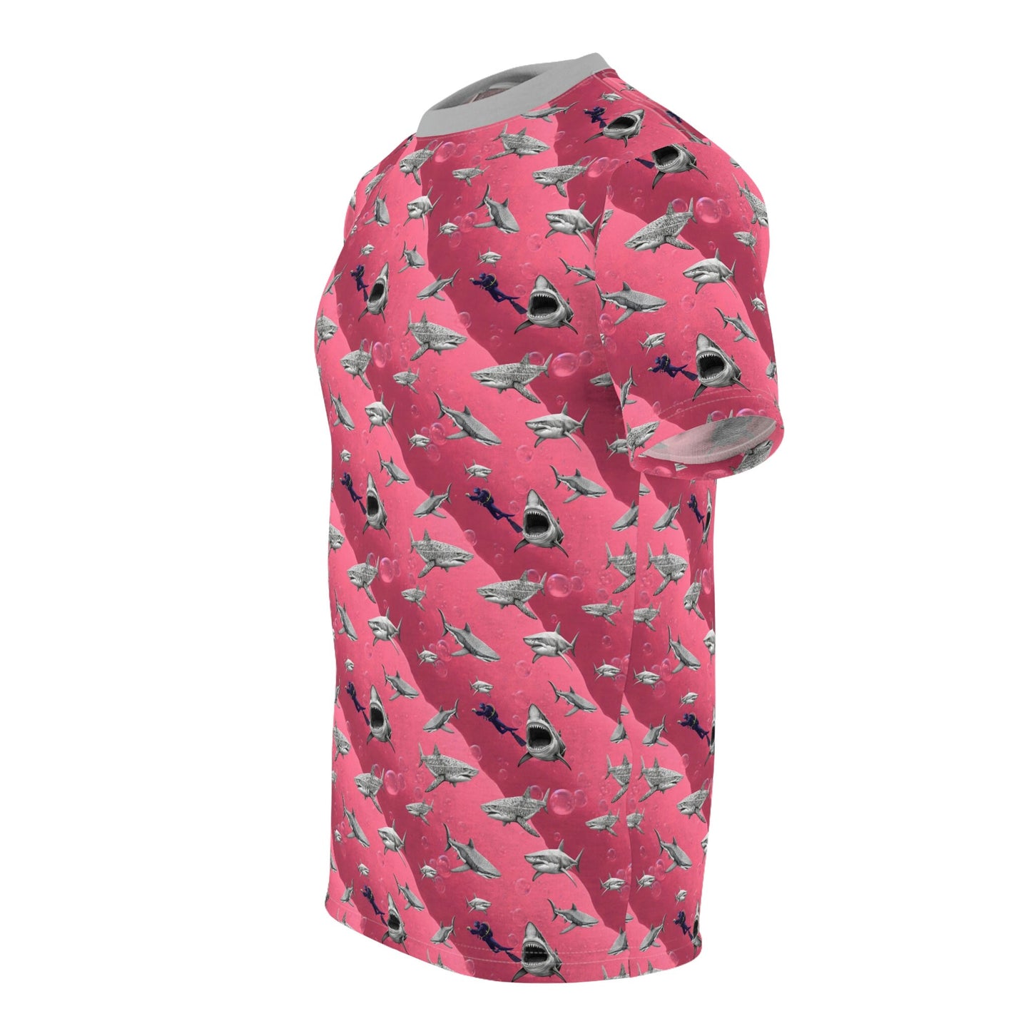 Shark Pink Sea Scuba Unisex T