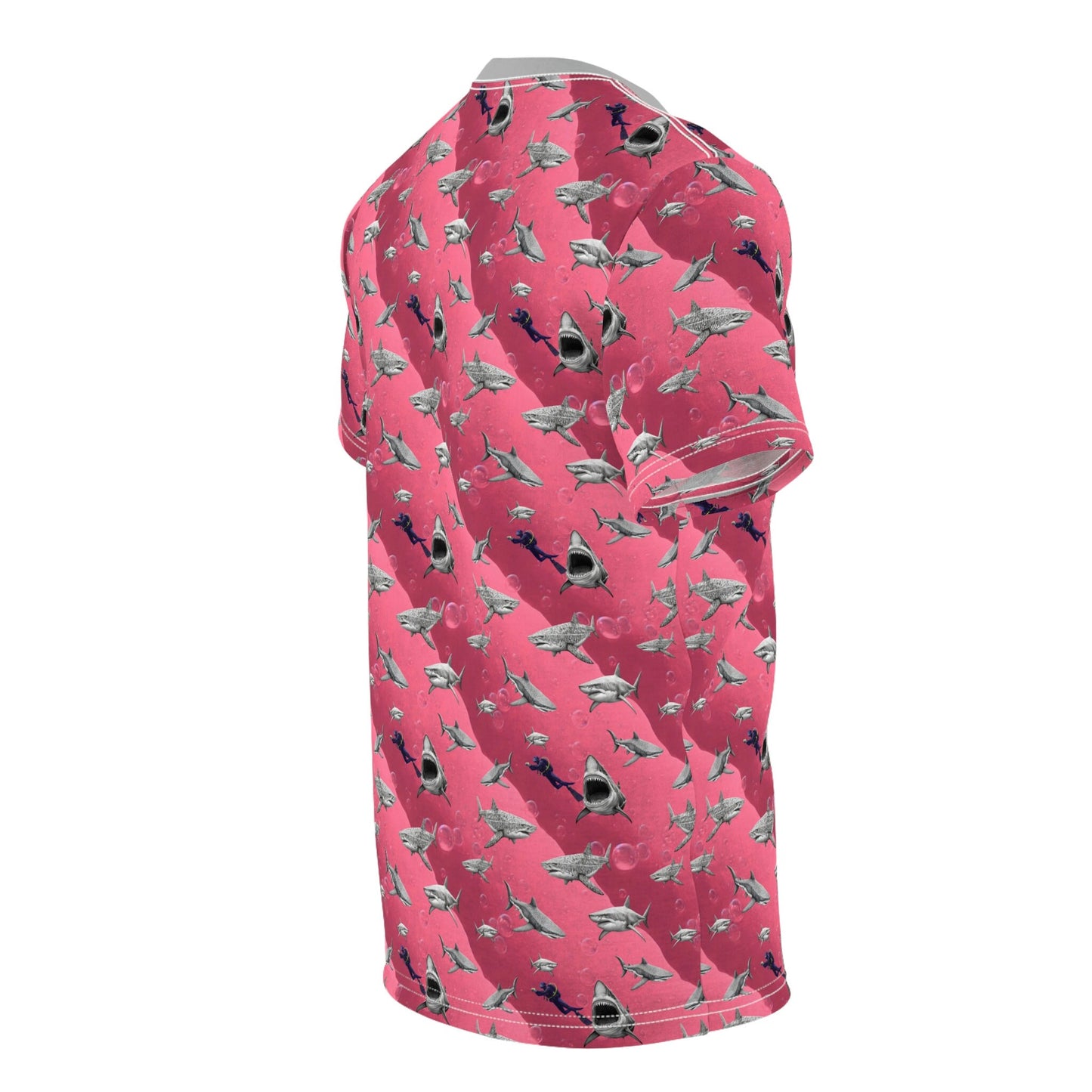 Shark Pink Sea Scuba Unisex T