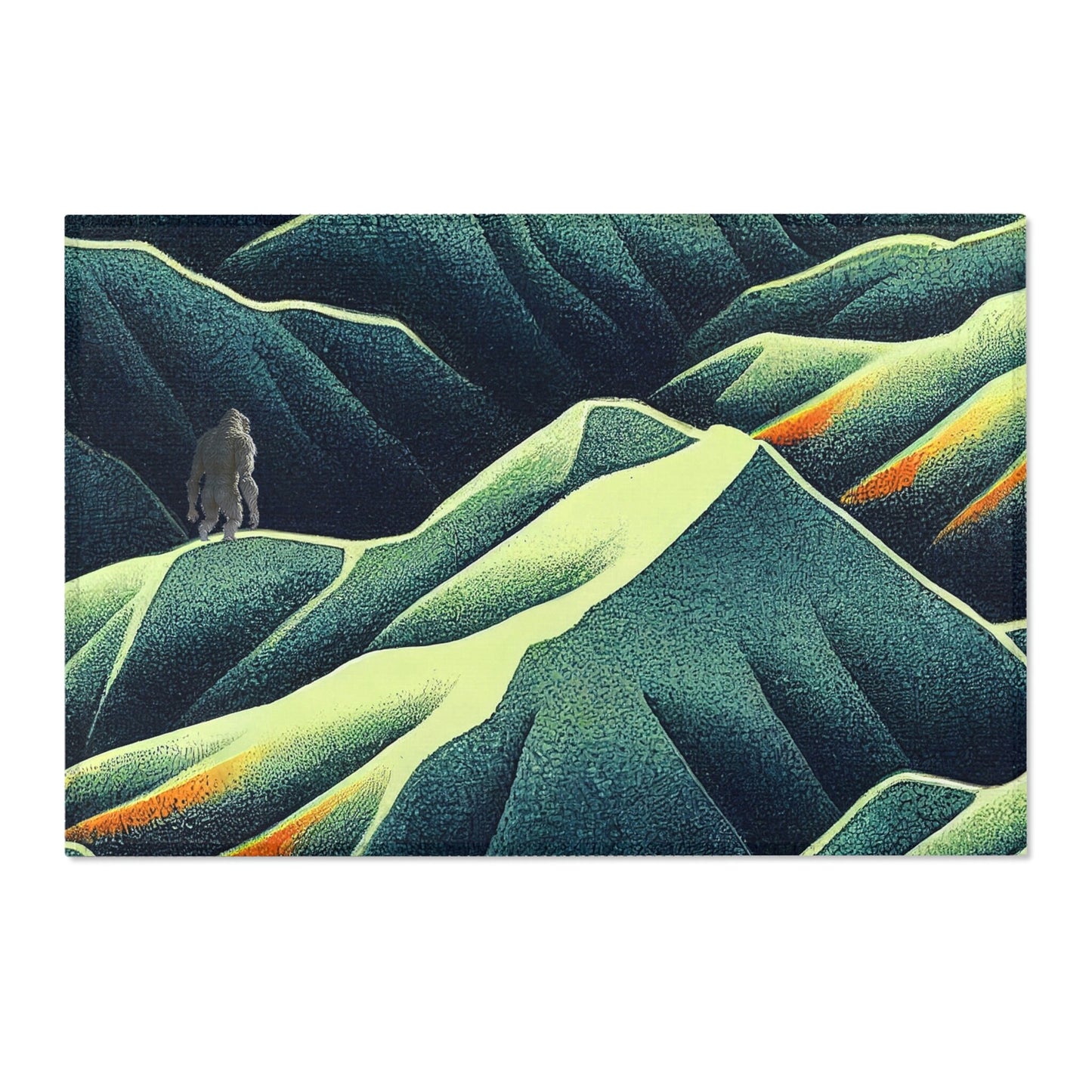 Lone Yeti Mountain Area Rugs