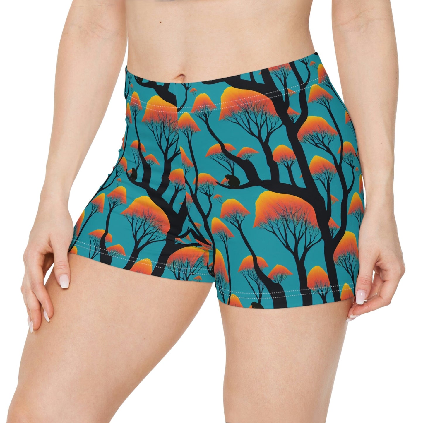 Ape Orange Forest Women's Shorts