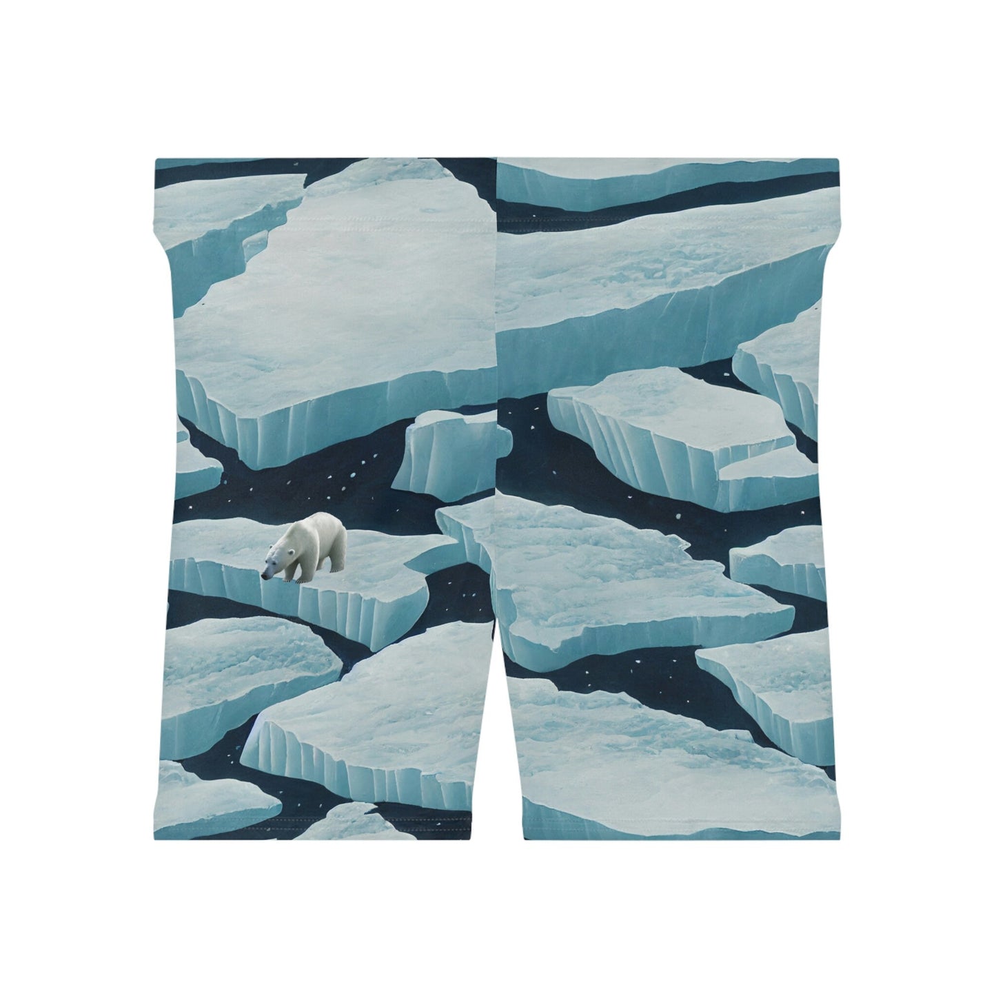 Polar Bear Women Biker Shorts, Iceberg Clothing Workout Shorts, Bear Clothing Gym Shorts, Sexy Booty Shorts, Yoga Shorts