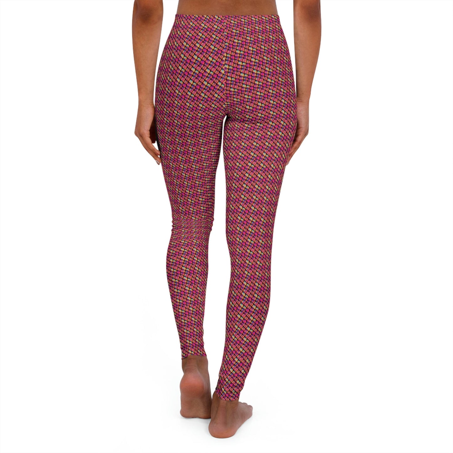 Purple Scale Spandex Leggings, Women Yoga Leggings, Workout Leggings, Fitness Leggings