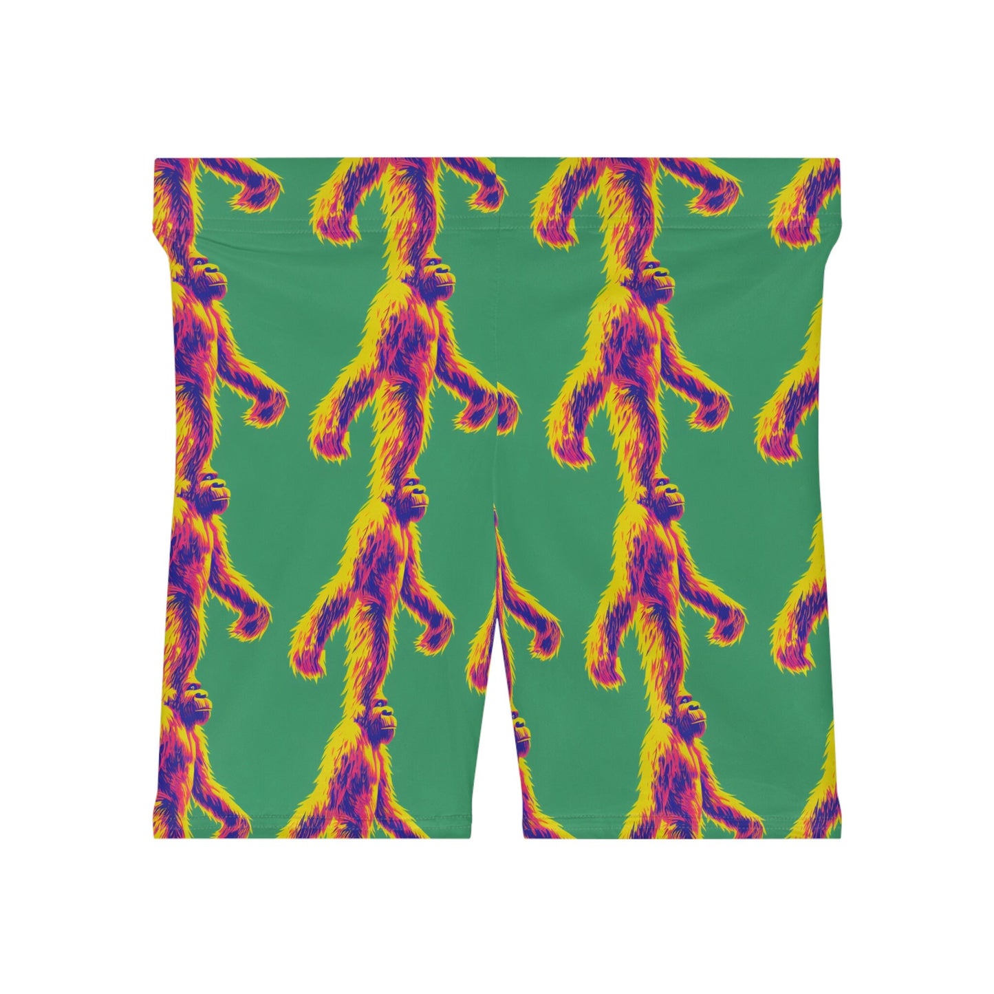 Sasquatch Women Biker Shorts, Bigfoot Clothing Workout Shorts, Sasquatch Clothing Gym Shorts, Sexy Booty Shorts, Graphic Shorts
