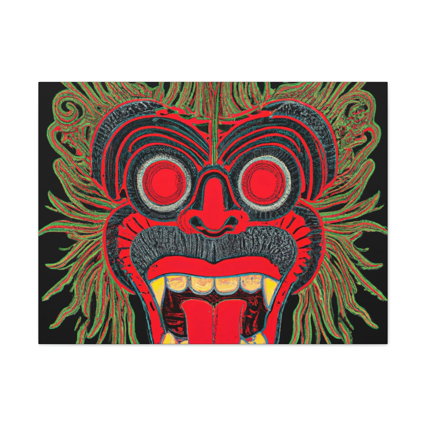 Troll Three Monster Canvas Wall Art, Gothic Decor Horror Wall Art, Illustration Art Gothic Wall Decor, Spooky Decor Fantasy Wall Art
