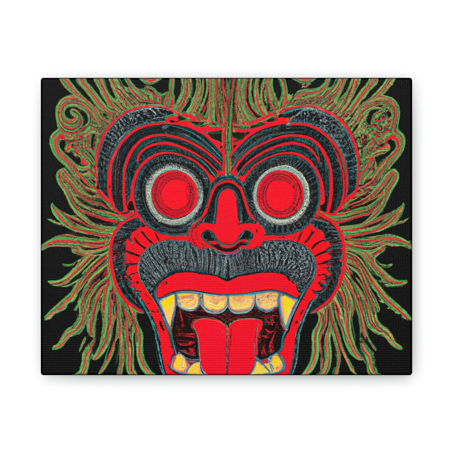 Troll Three Monster Canvas Wall Art, Gothic Decor Horror Wall Art, Illustration Art Gothic Wall Decor, Spooky Decor Fantasy Wall Art