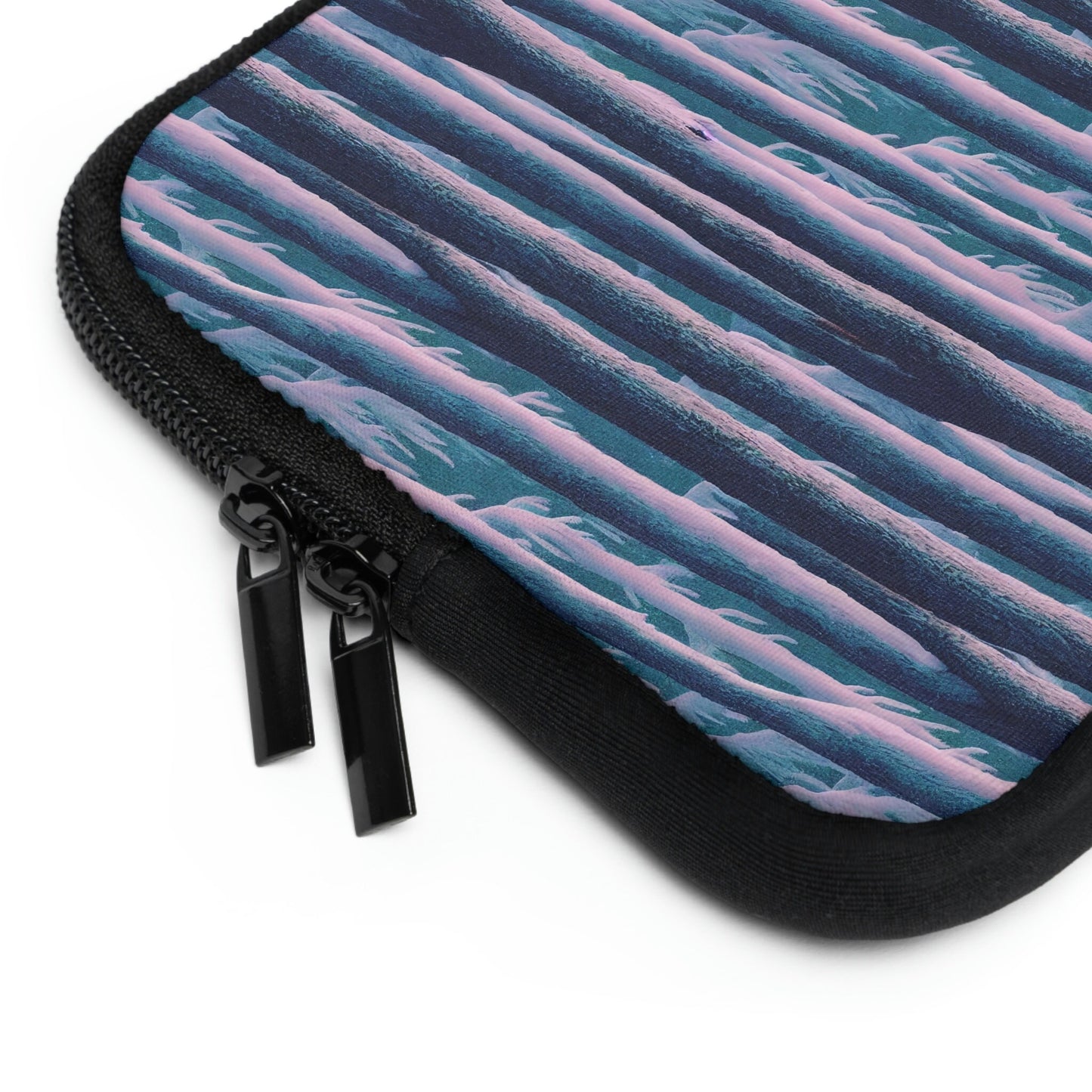 Purple Forest Yeti Laptop Sleeve, Animal Laptop Case, Laptop Organizer Zipper Pouch, Laptop Travel Case, Sasquatch Laptop Pouch