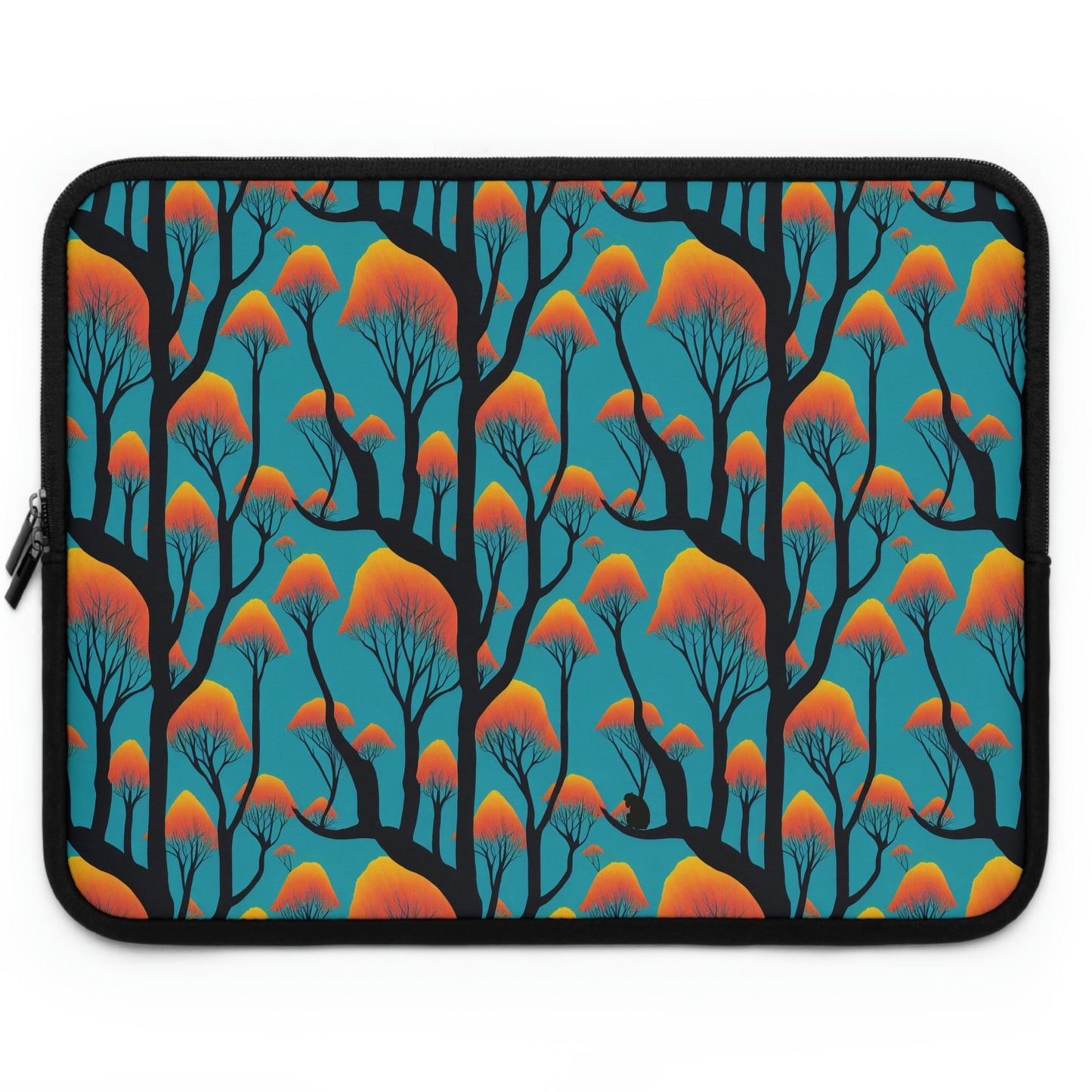 Orange Forest Ape Laptop Sleeve, Laptop Organizer Zipper Pouch, Animal Laptop Case, Laptop Travel Case, Laptop Accessories