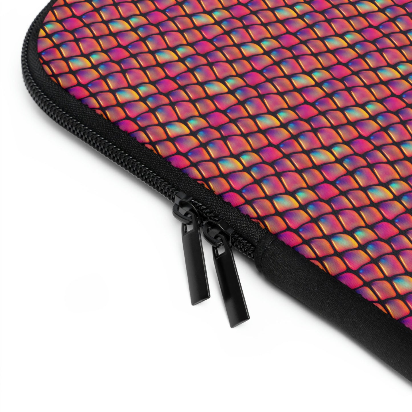 Pink Snake Style Laptop Sleeve, Reptile Laptop Case, Laptop Organizer Zipper Pouch, Laptop Travel Case, Laptop Pouch, Laptop Accessories