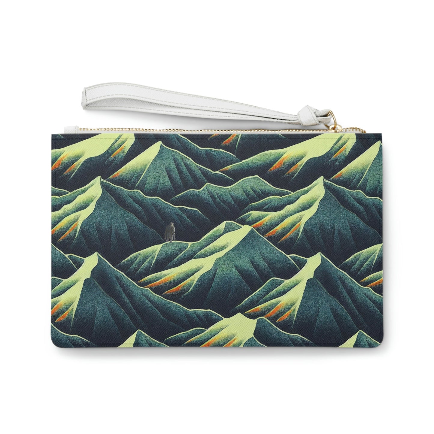 Mountain Print Clutch Purse, Wedding Clutch Bag For Women, Evening Bridesmaid Clutch, Cosmetic Small Clutch Gift For Woman