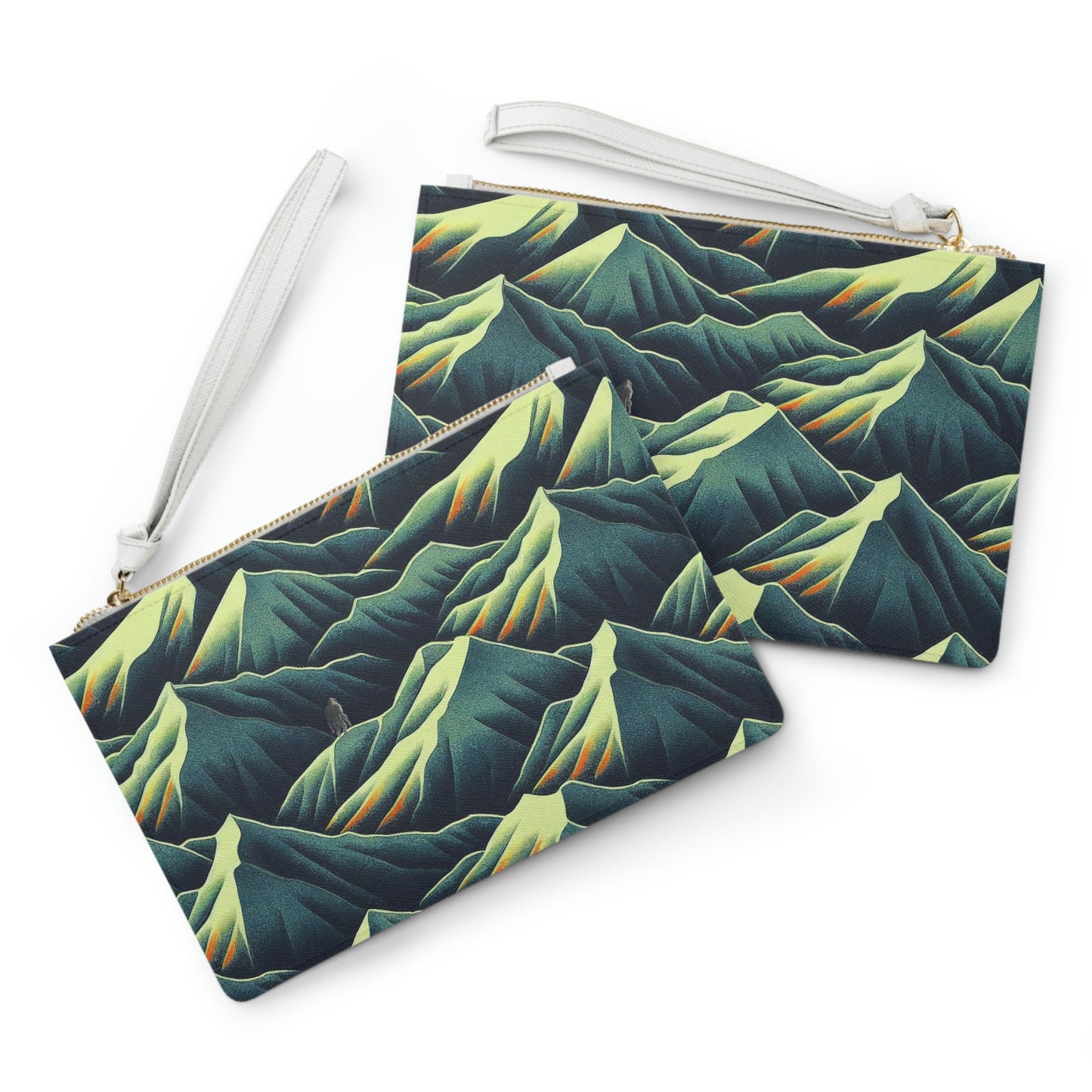 Mountain Print Clutch Purse, Wedding Clutch Bag For Women, Evening Bridesmaid Clutch, Cosmetic Small Clutch Gift For Woman
