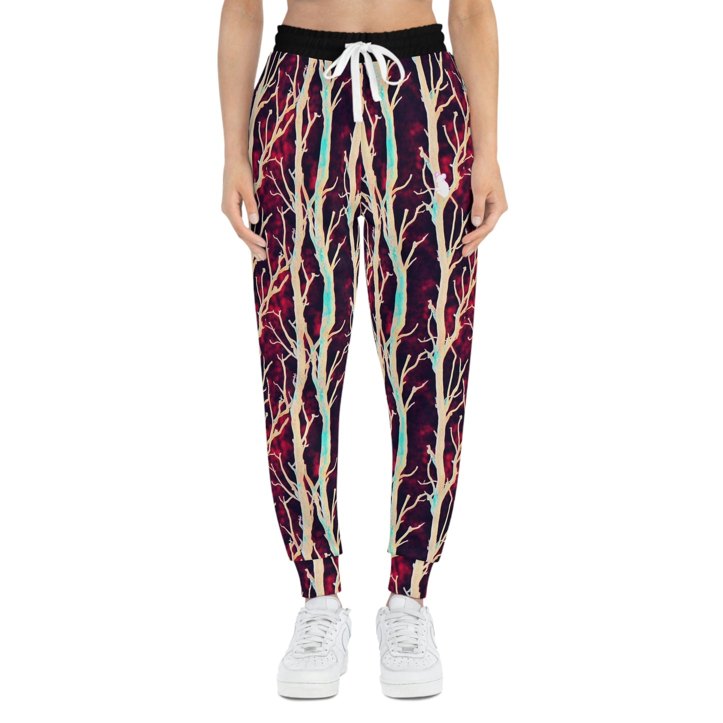 Koala Bear Purple Forest Mens Joggers, Animal Clothing High Waisted Joggers, Mens Yoga Pants, Mens Fashion Streetwear Pants