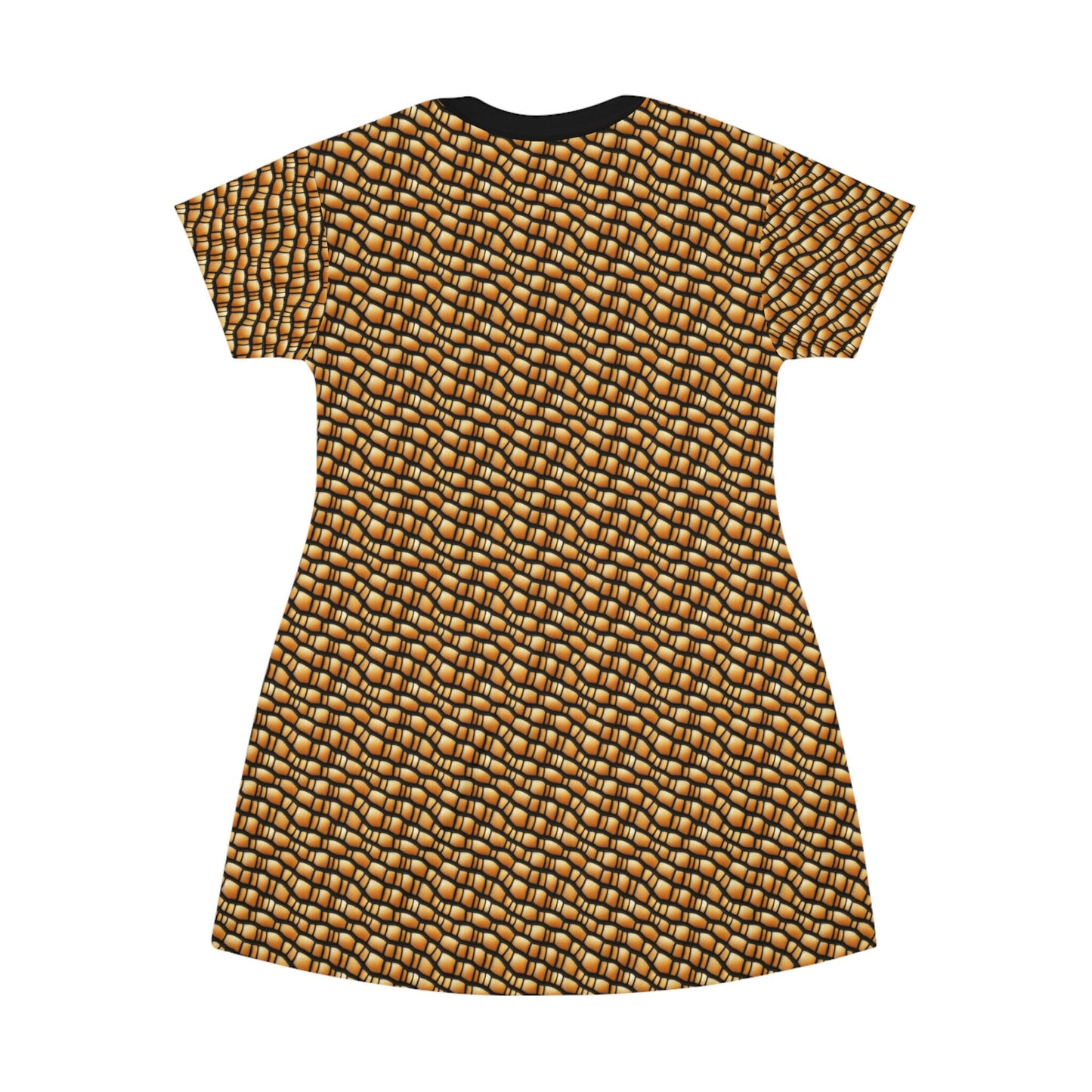Gila Monster Skin Oversized Tshirt Dress, Lizard Skin Print Summer Shirt Dress, Graphic Tshirt For Women, Short Sleeve Dress