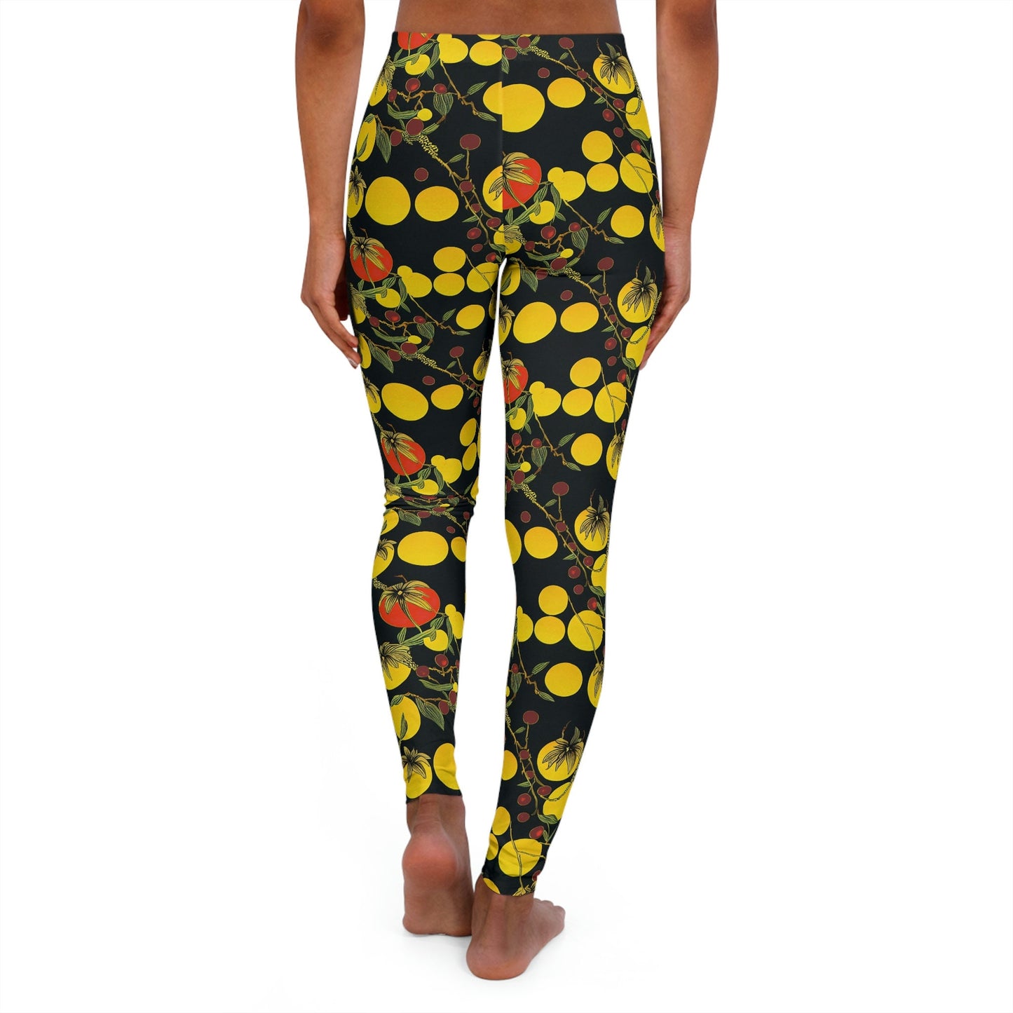 Tomato Garden Workout Leggings Stretchy Fabric, Yoga Leggings for Women, Fitness Leggings, Plus Size Leggings