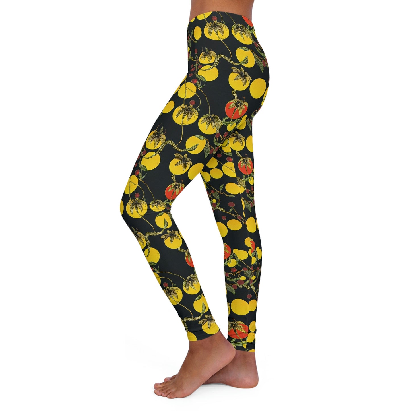 Tomato Garden Workout Leggings Stretchy Fabric, Yoga Leggings for Women, Fitness Leggings, Plus Size Leggings