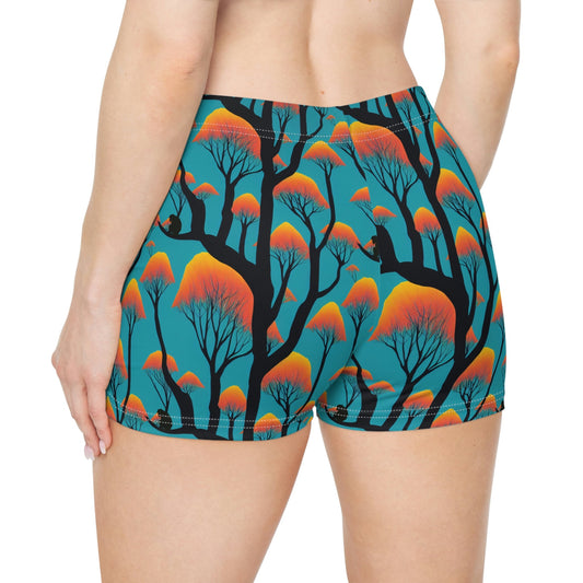 Ape Orange Forest Women's Shorts