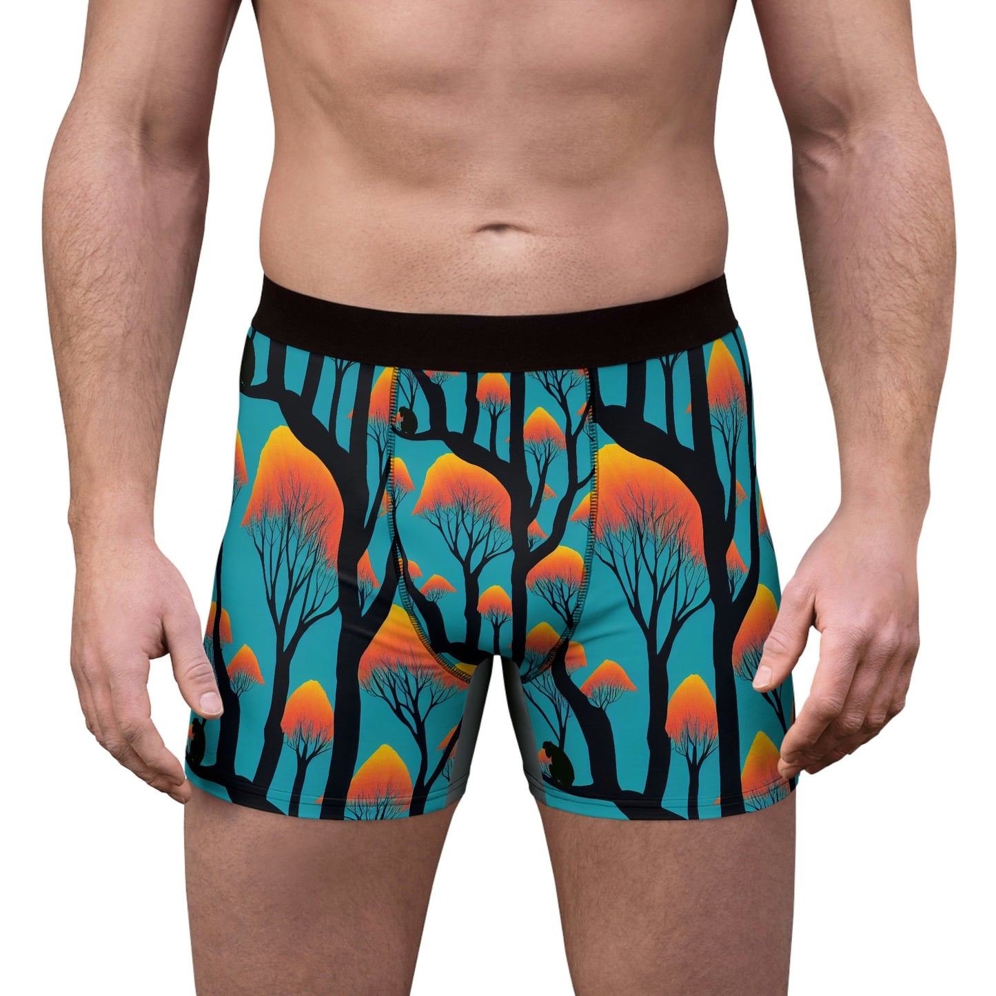 Ape Orange Forest Men's Boxer Briefs