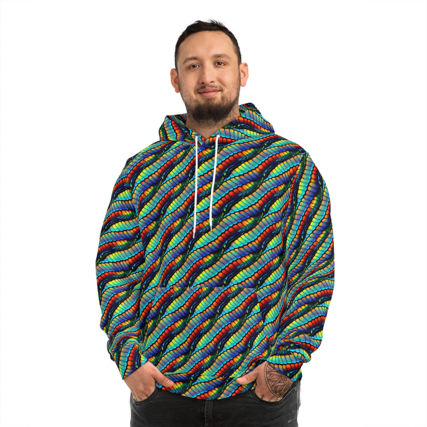 Rainbow Scales Fashion Hoodie