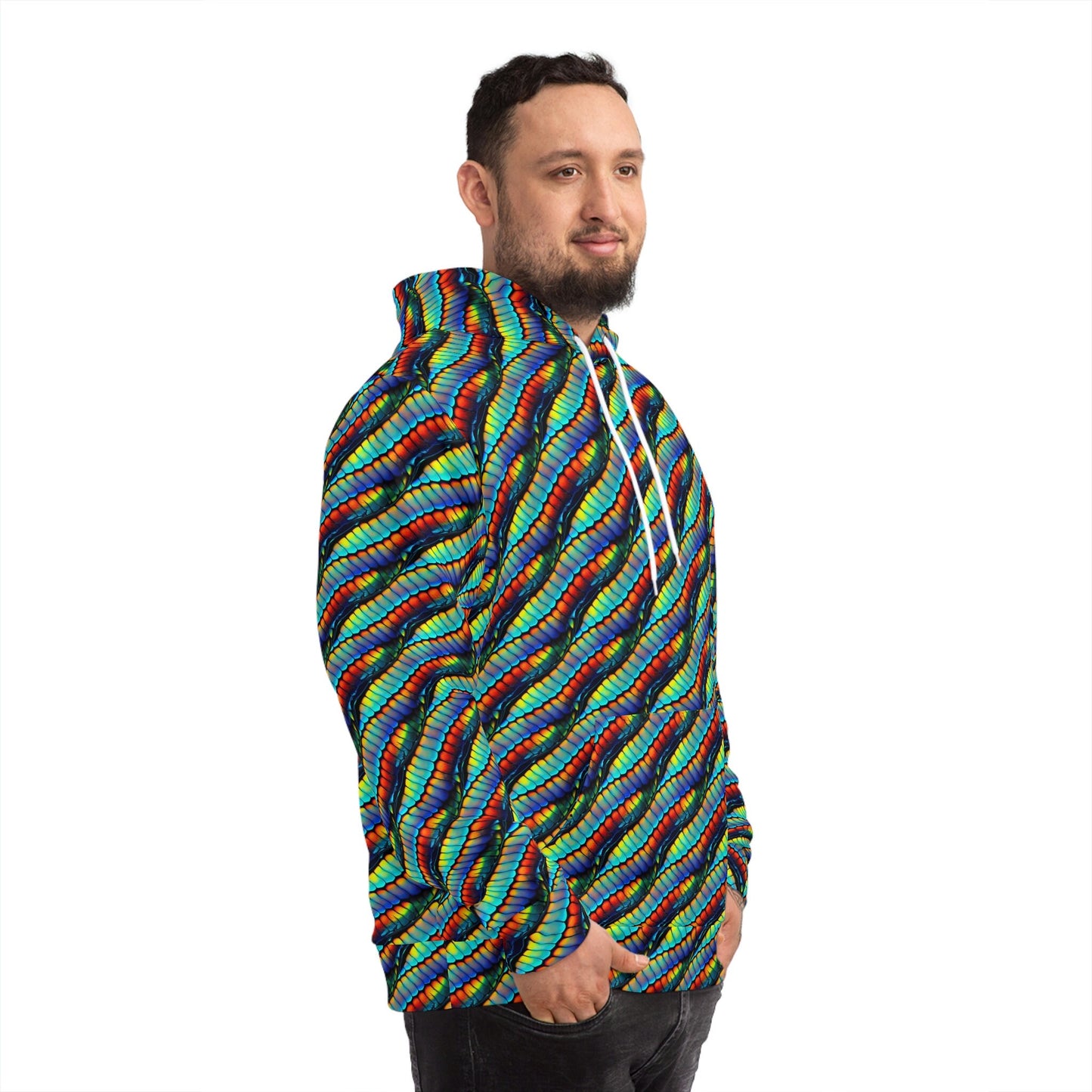 Rainbow Scales Fashion Hoodie