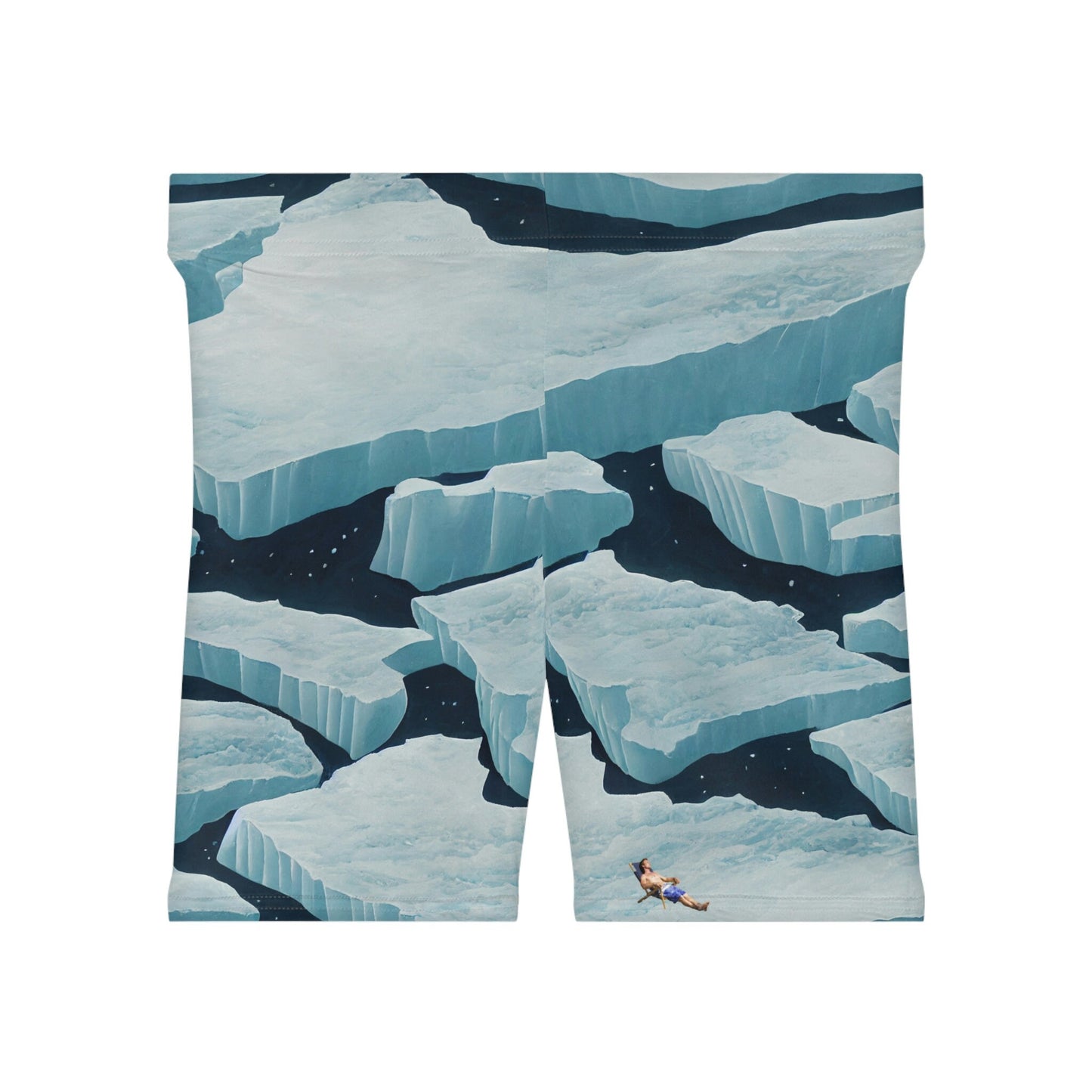 Polar Bear Women Biker Shorts, Iceberg Clothing Workout Shorts, Bear Clothing Gym Shorts, Sexy Booty Shorts, Yoga Shorts