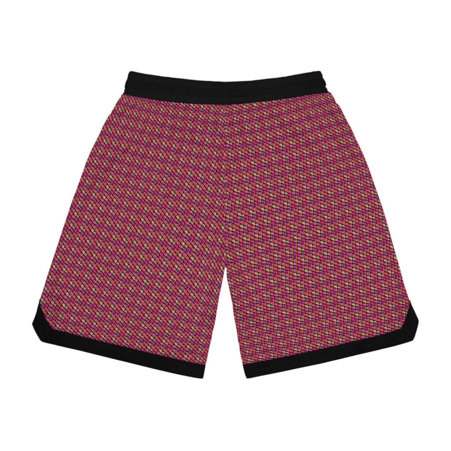 Pink Scale Basketball Shorts, Pink High Waisted Shorts, Streetwear Graphic Shorts, Comfy Athletic Shorts, Gym Shorts Men