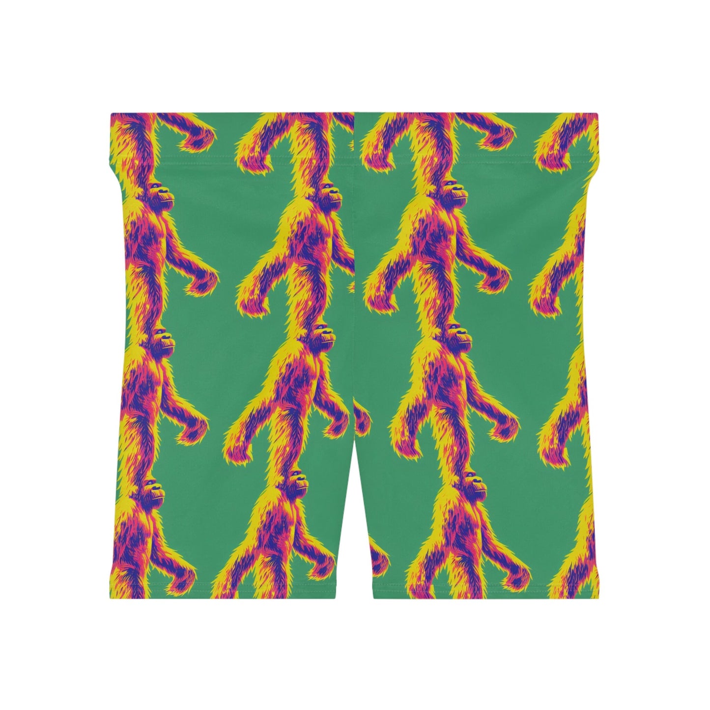 Sasquatch Women Biker Shorts, Bigfoot Clothing Workout Shorts, Sasquatch Clothing Gym Shorts, Sexy Booty Shorts, Graphic Shorts