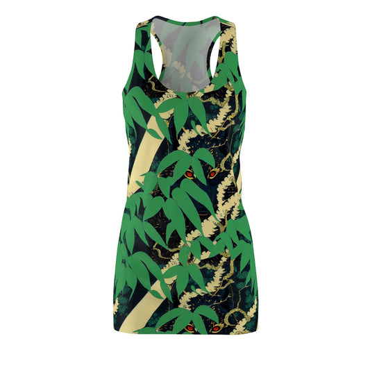 Black Wolf Jungle Women's Cut & Sew Racerback Dress