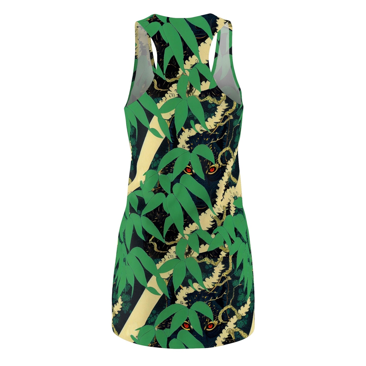 Black Wolf Jungle Women's Cut & Sew Racerback Dress