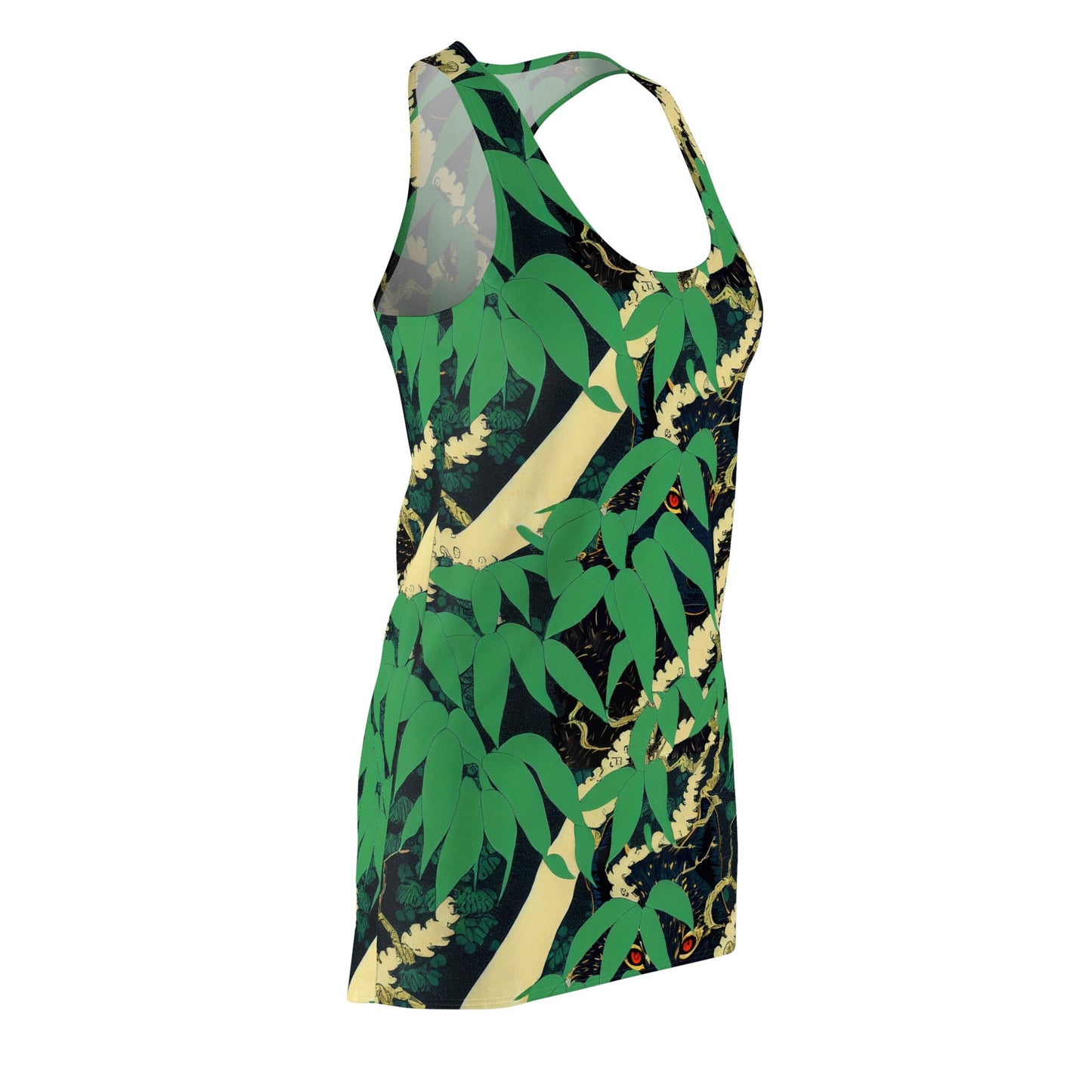 Black Wolf Jungle Women's Cut & Sew Racerback Dress