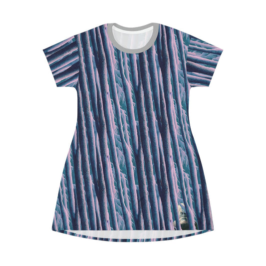 Bigfoot Shirt Dress, Oversized Yeti Tshirt Dress, Summer Women Graphic Tshirt, Short Sleeve Casual Dress, Comfy Shirt Dress