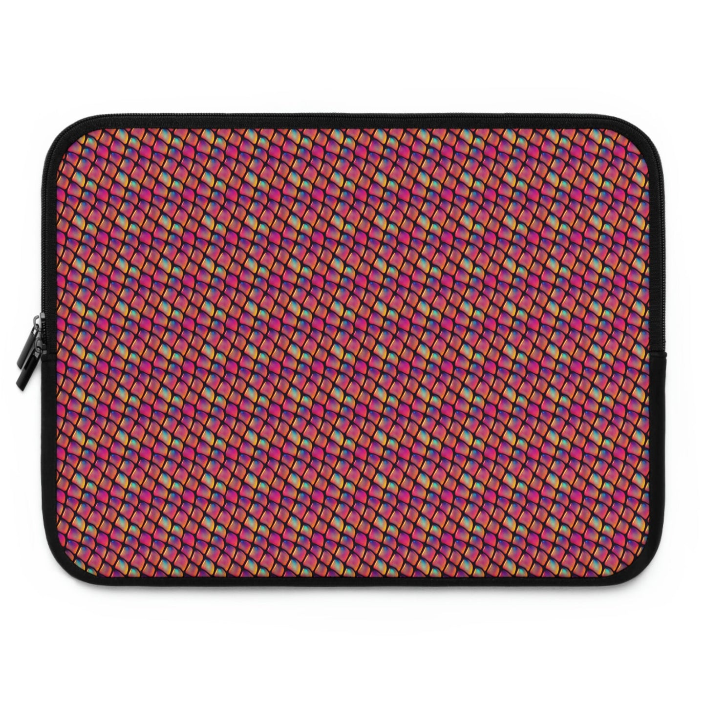 Pink Snake Style Laptop Sleeve, Reptile Laptop Case, Laptop Organizer Zipper Pouch, Laptop Travel Case, Laptop Pouch, Laptop Accessories
