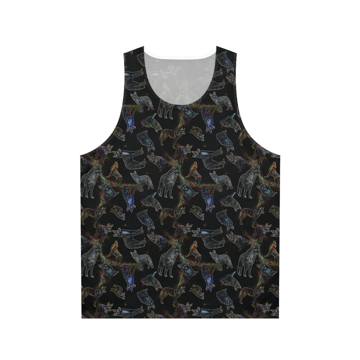 coyote galaxy Unisex Tank Top
