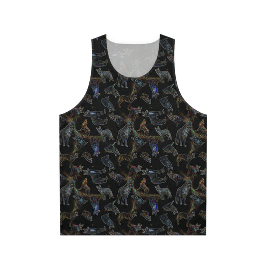 coyote galaxy Unisex Tank Top
