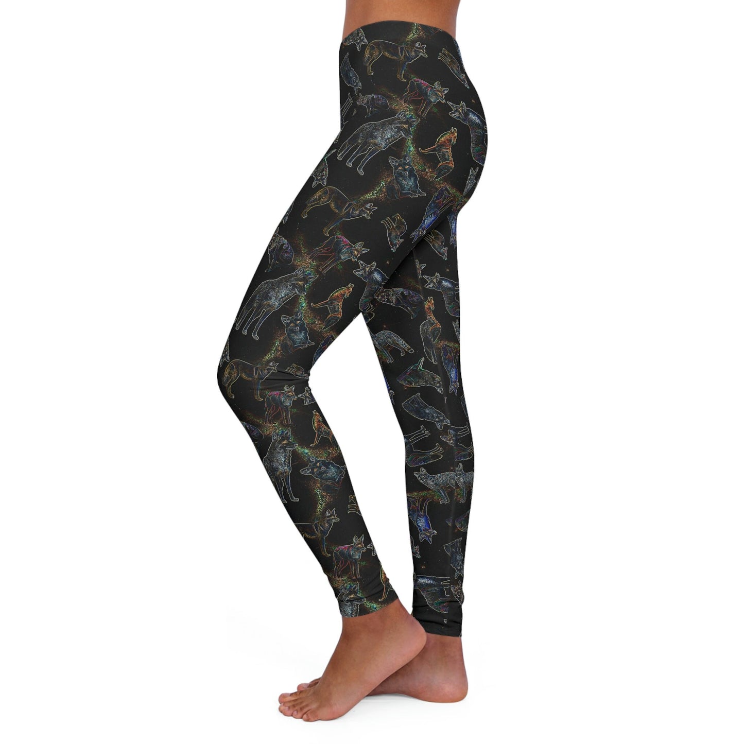 Coyote Galaxy Women's Spandex Leggings