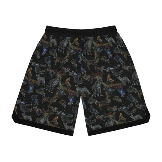 Coyote Galaxy Basketball Rib Shorts