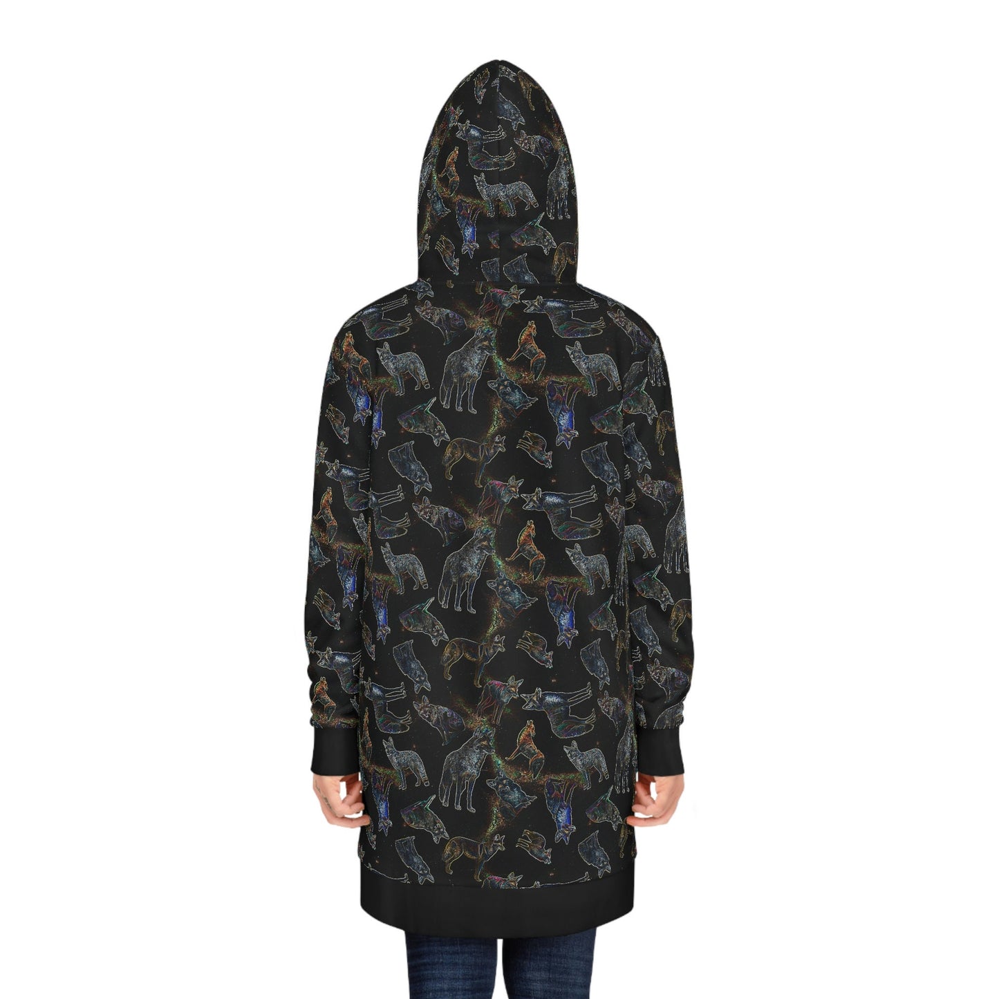 Coyote Galaxy Women's Hoodie Dress