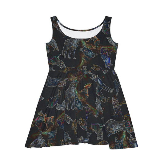 Coyote Galaxy Women's Skater Dress