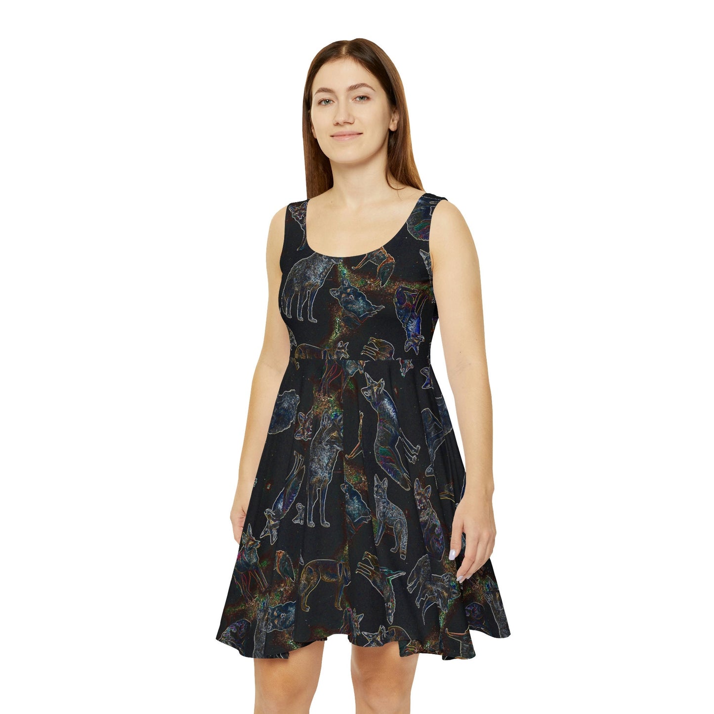 Coyote Galaxy Women's Skater Dress