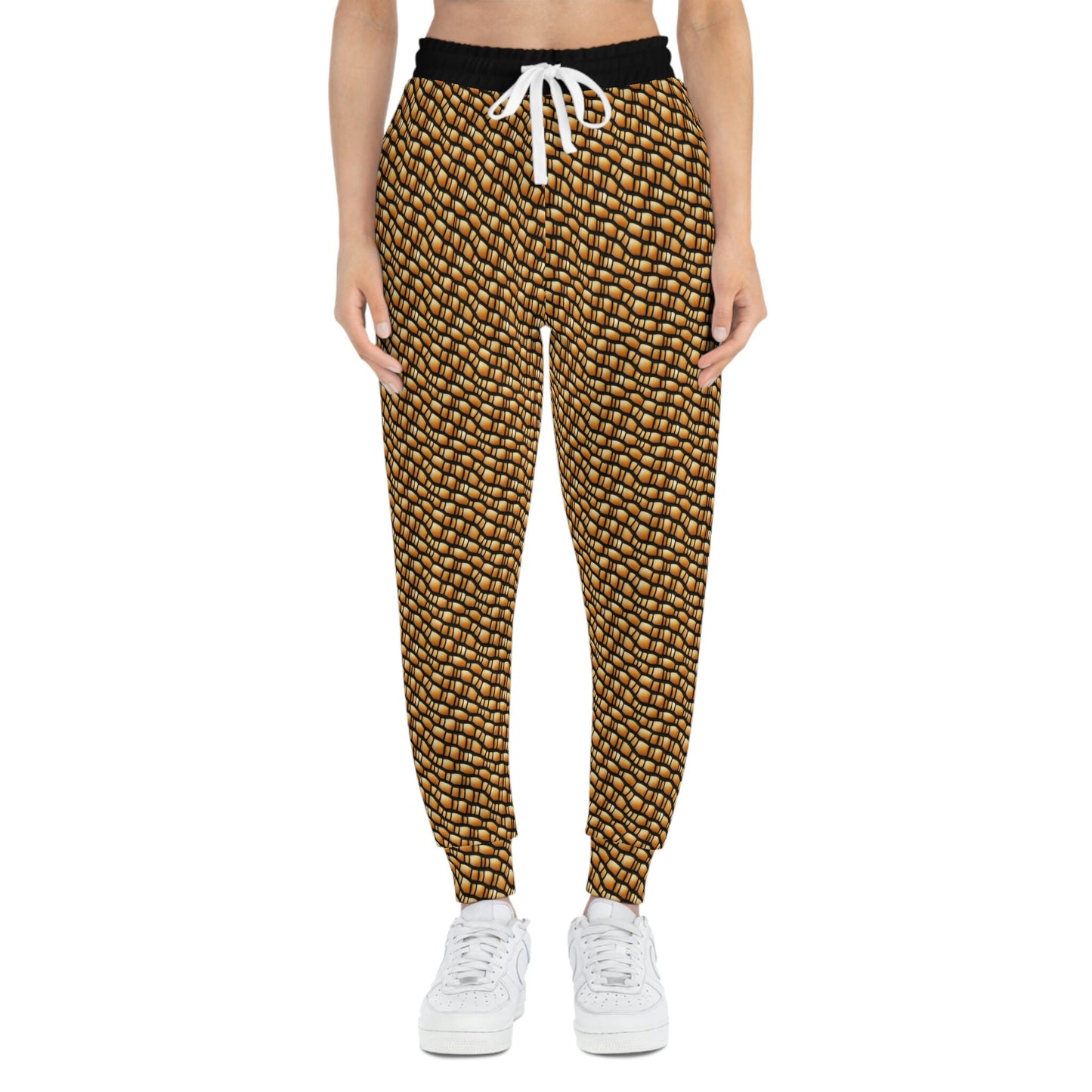 Gila Monster Skin Mens Joggers, Lizard Clothes High Waisted Joggers, Athletic Clothing Workout Pants, Nature Clothing Gym Joggers