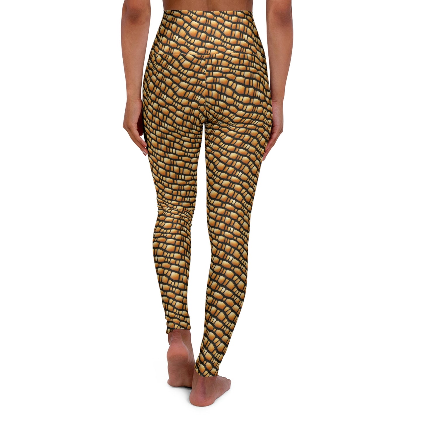 Gila Monster Skin Leggings, High Waist Leggings, Yoga Leggings, Workout Leggings for Women, Fitness Leggings
