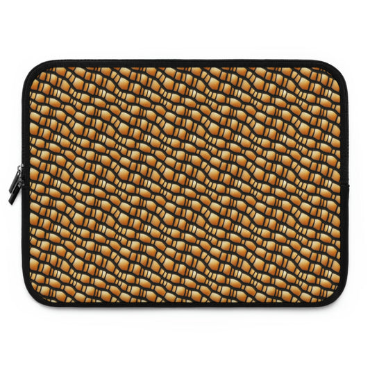 Gila Monster Skin Laptop Sleeve, Lizard Laptop Case, Reptile Laptop Cover, Laptop Organizer Zipper Pouch, Laptop Travel Case