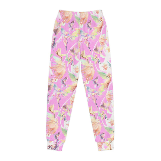 Fairy Youth Joggers, sweatpants, comfortable, stylish, kids fashion, casual wear fairy-inspired, magical, whimsical, fantasy, mystical girls
