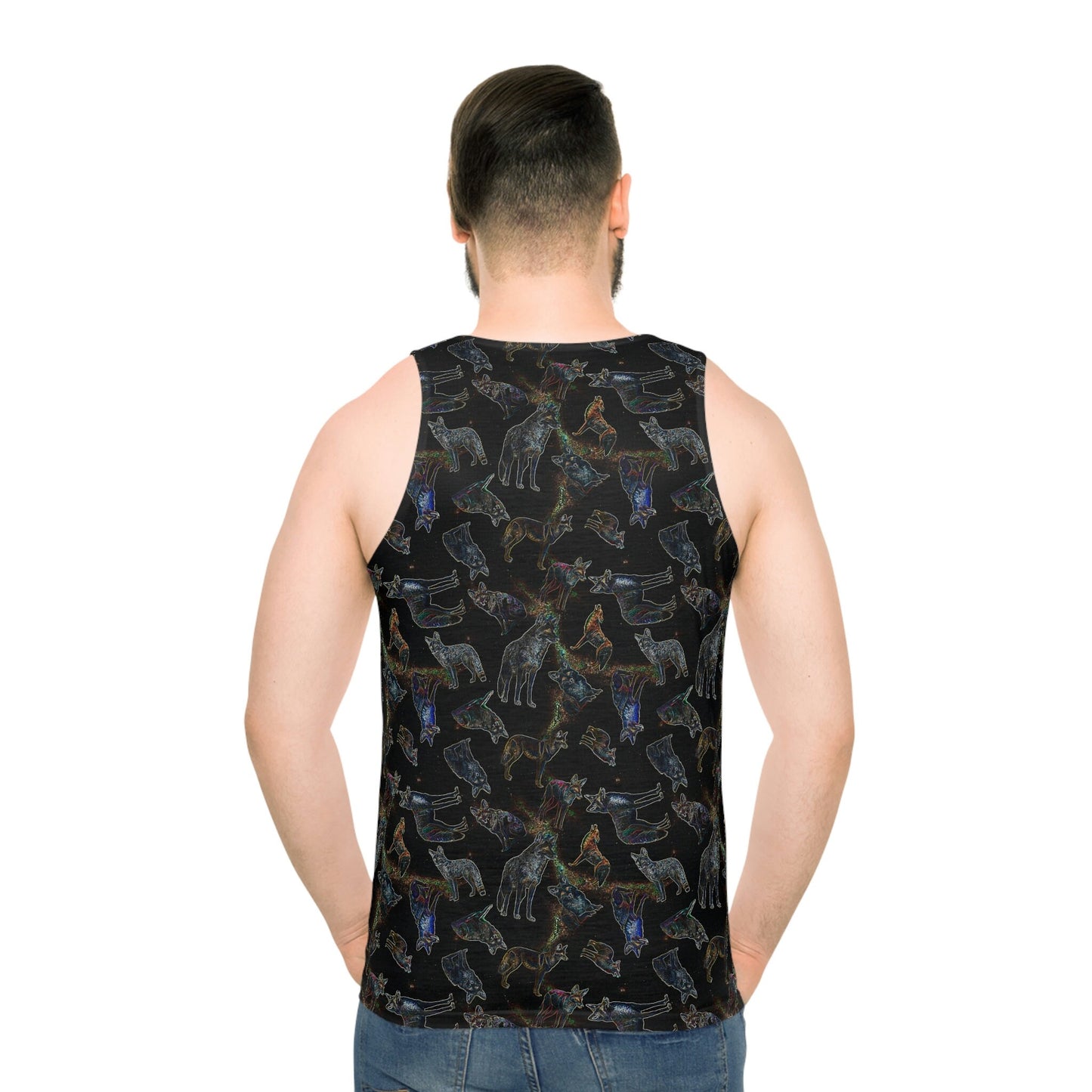 coyote galaxy Unisex Tank Top
