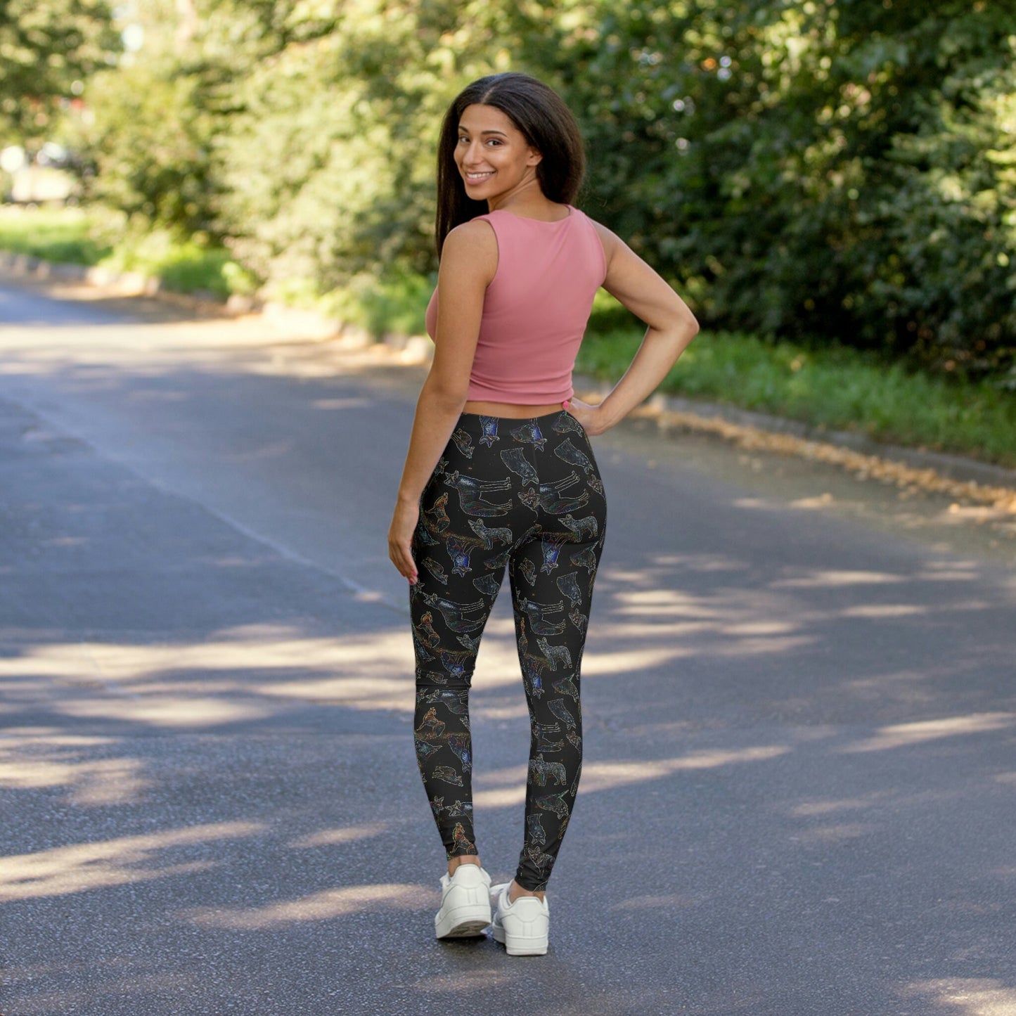 Coyote Galaxy Women's Spandex Leggings