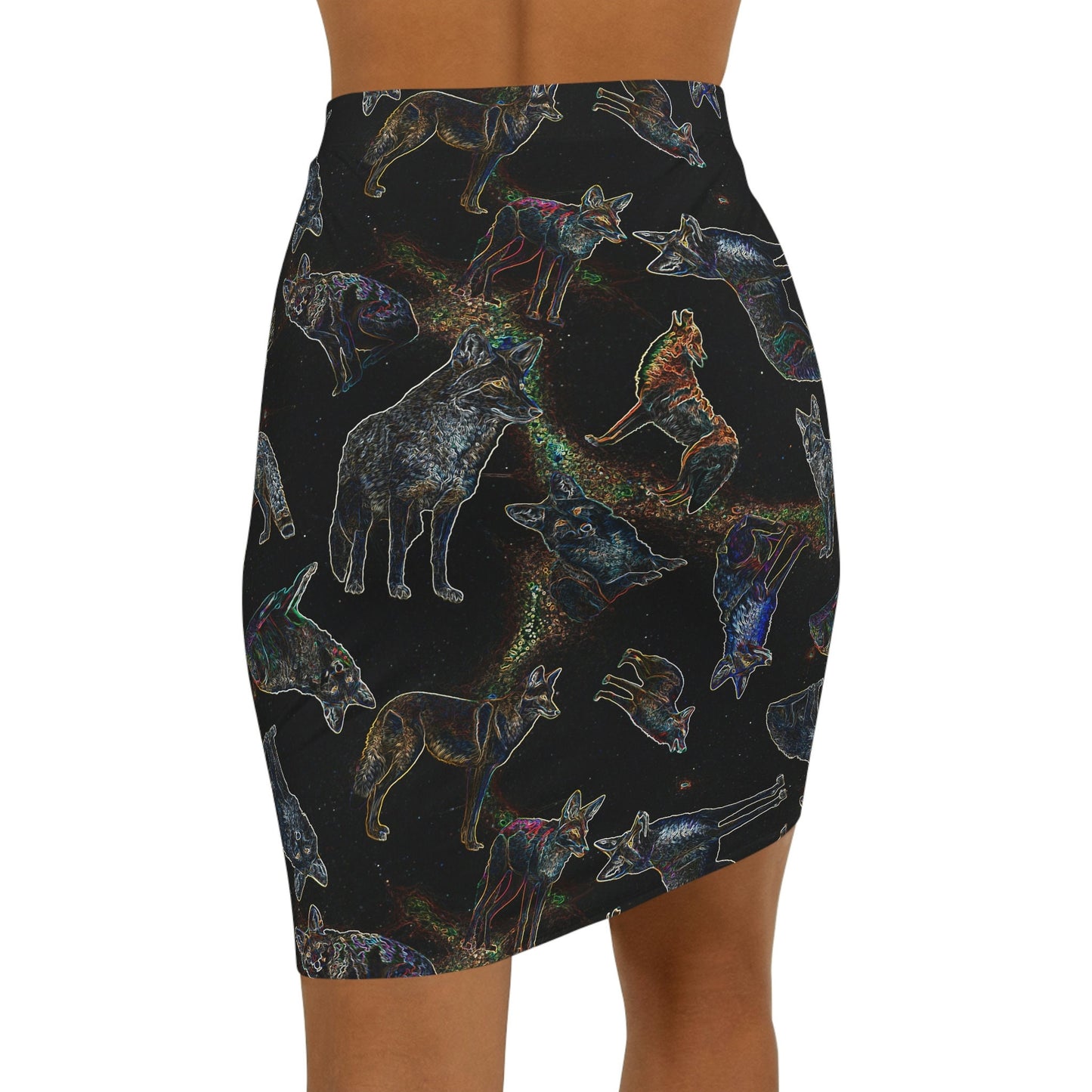 Coyote Galaxy Women's Mini Skirt